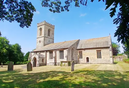 Click Here To Enlarge This Photo Of All Saints Church Rampton