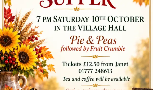 St Peter's Church Harvest Supper