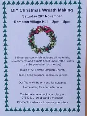 Click Here To Enlarge This Photo Of Rampton Wreath Making